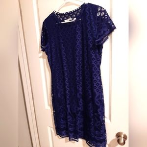 Isaac Mizrahi knee length lace dress. Size XS